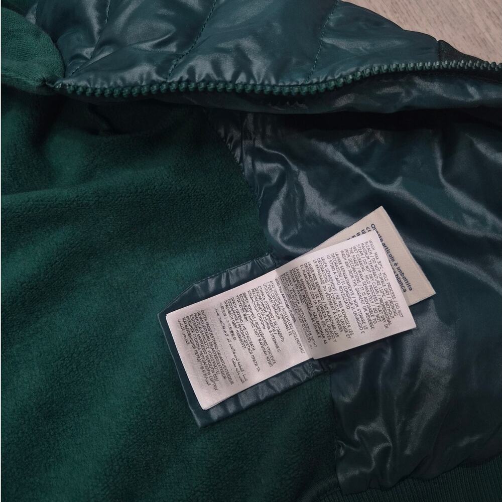 Moncler Forest Green Casual Kids Hooded Jacket With Zipper Closure - Picture 5 of 13